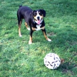 Bliss with her soccer